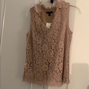NWT JCREW lace sleeveless top